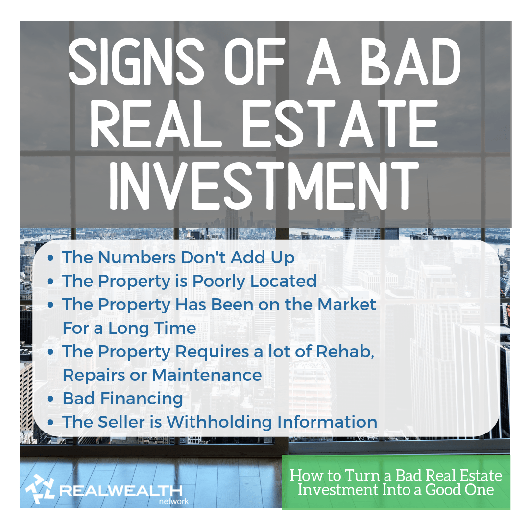 How to Turn a Bad Real Estate Investment Into a Good One